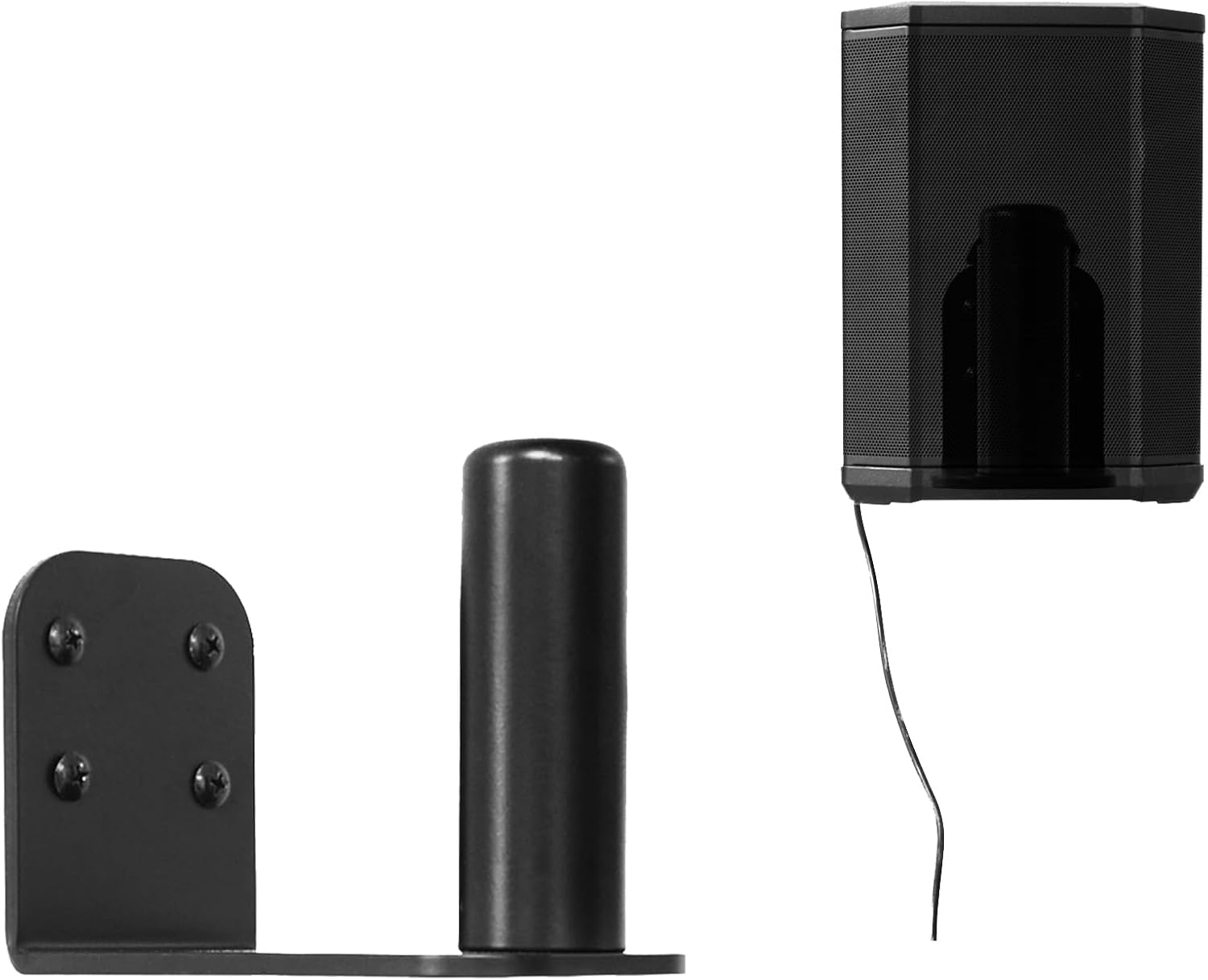 for Bose S1 Pro S1 Pro+ Speaker Wall Mount Bracket,1Pcs Metal Durable Wall Mount Bracket for Bose S1 Pro S1 Pro+ Speaker Mount (Black)