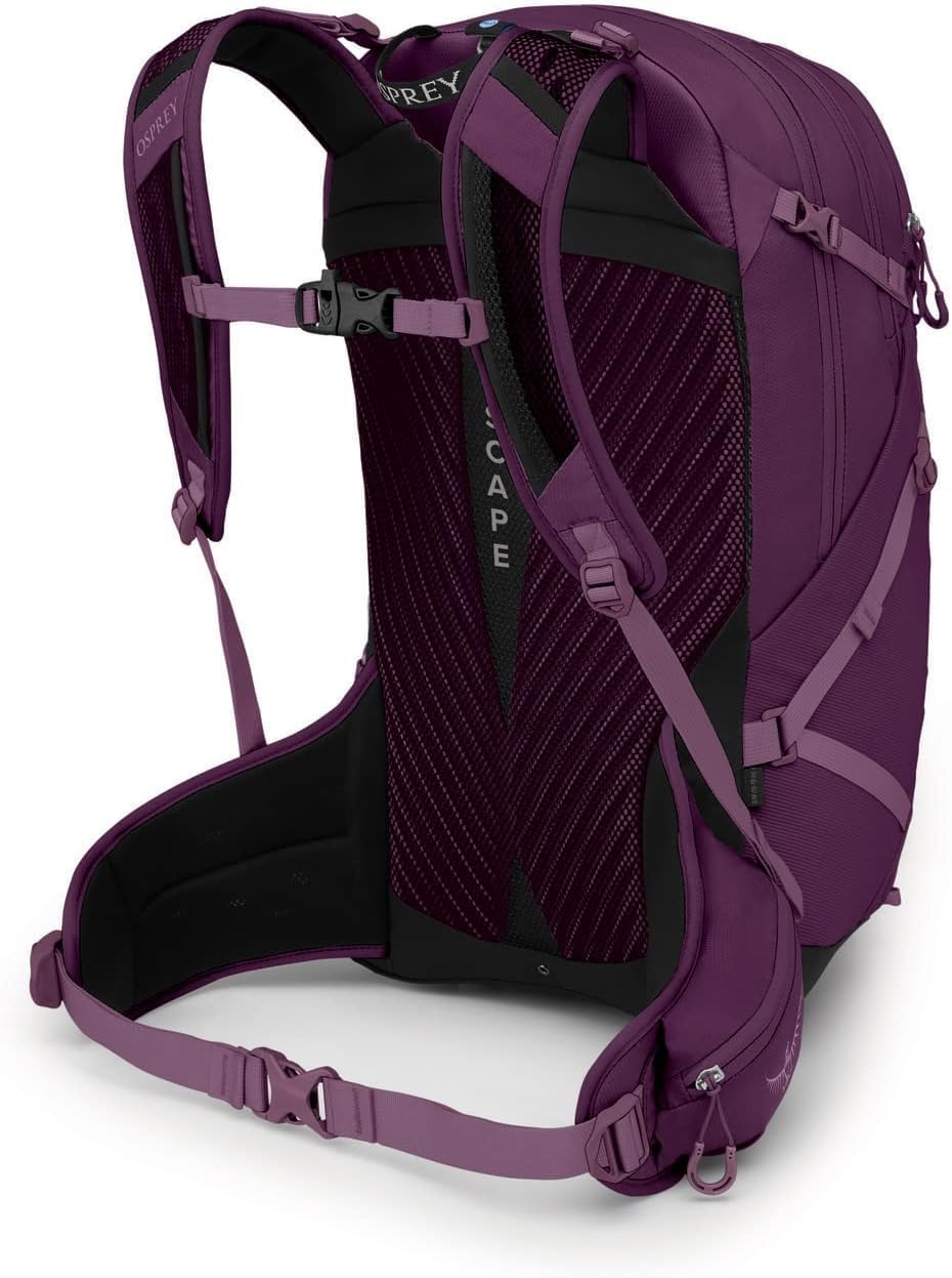 Osprey Sportlite 25L Lightweight Hiking Backpack for Men and Women, Aubergine Purple, M/L - Image 6