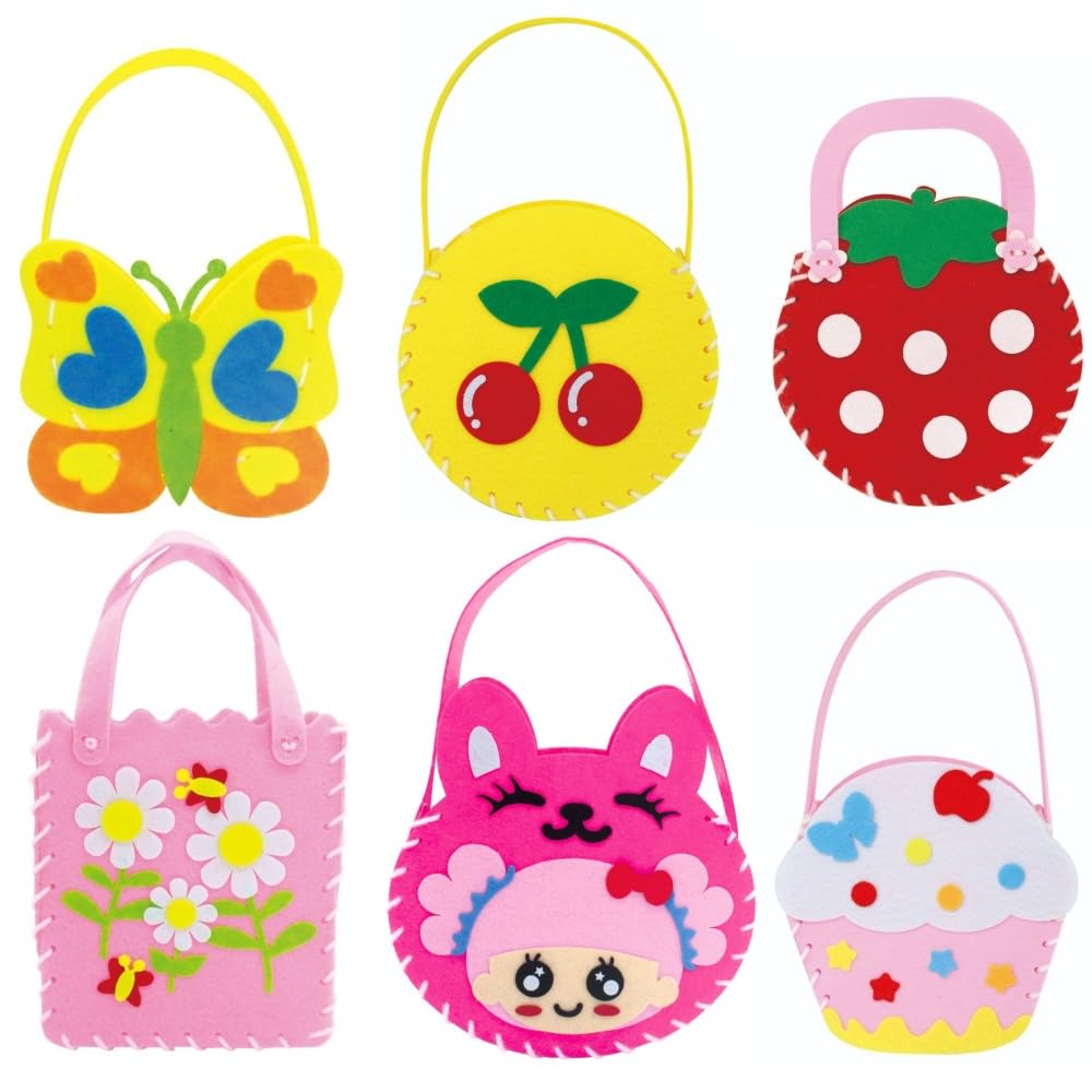 Amazon | seimeinoki ミニ 手作り バッグ キット フェルト生地 6種類