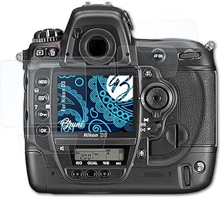 Bruni Screen Protector compatible with Nikon D3 Protector Film, crystal clear Protective Film (Set of 2)