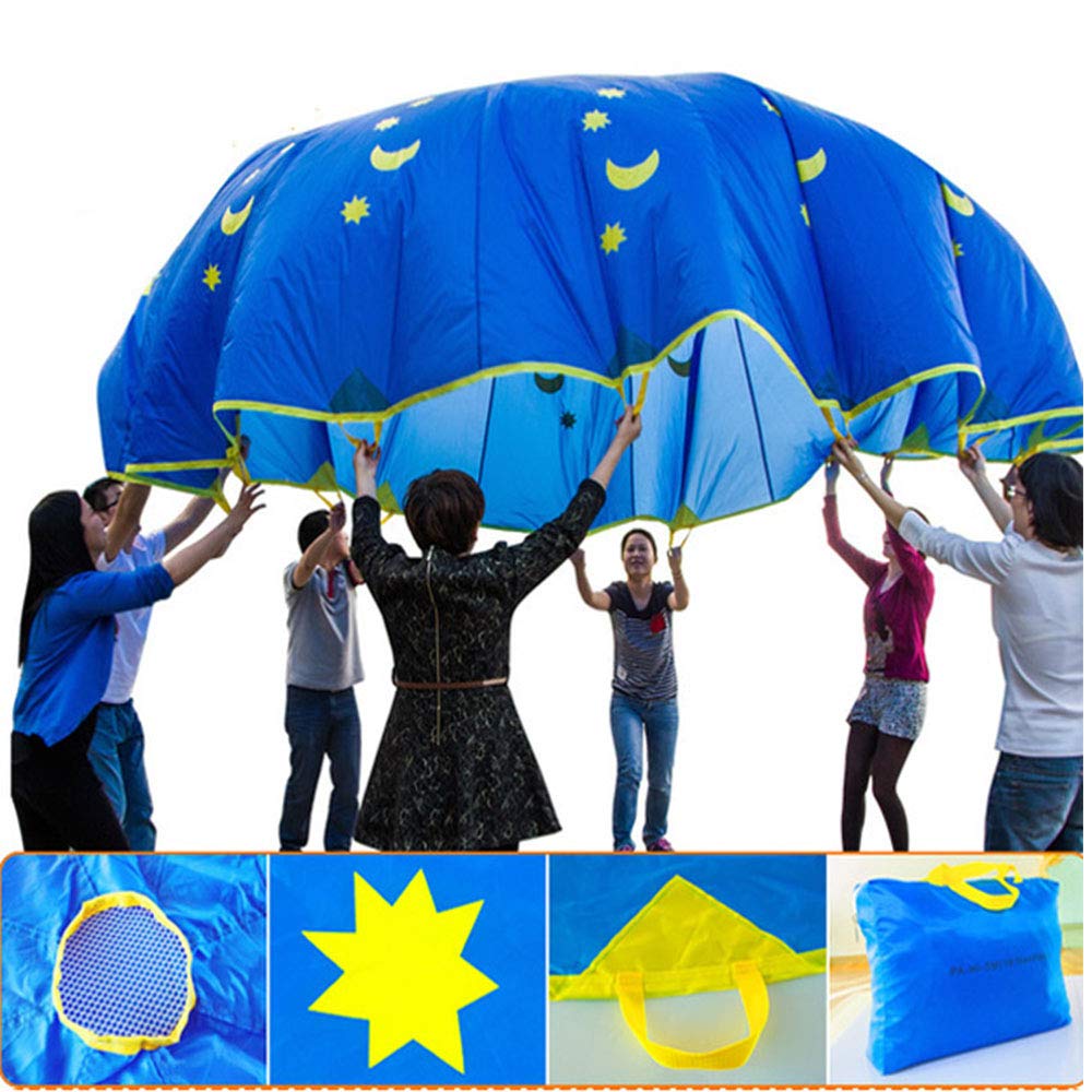 【USA】LakeShore ゲーム用プレイパラシュート6feet キッズ Lakeshore 6 Foot Parachute with Bag Preschool Rainbow Colors