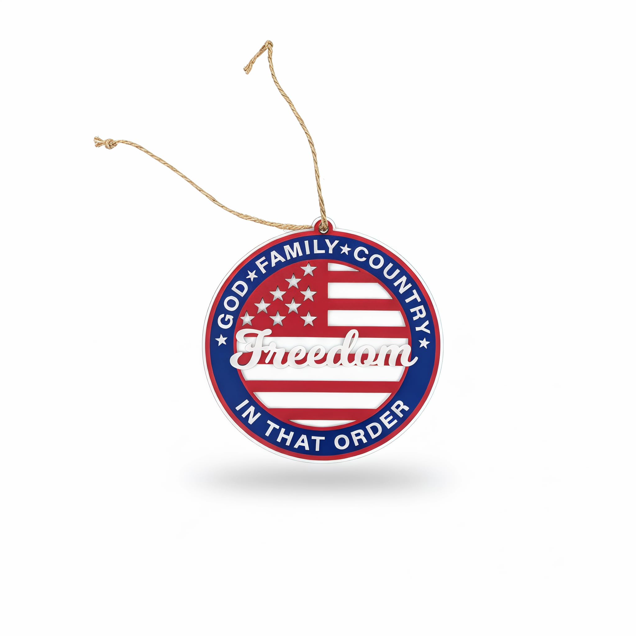 WEGLS for 250th Anniversary USA Ornament, 4 of July Party Tree Decoration