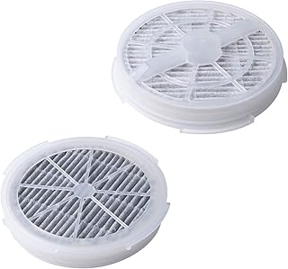 Poweka GL-2103 Air Purifier Filter Replacement for Rigoglioso Portable Air Purifier, HEPA and Activated Carbon Filters - Pack of 2