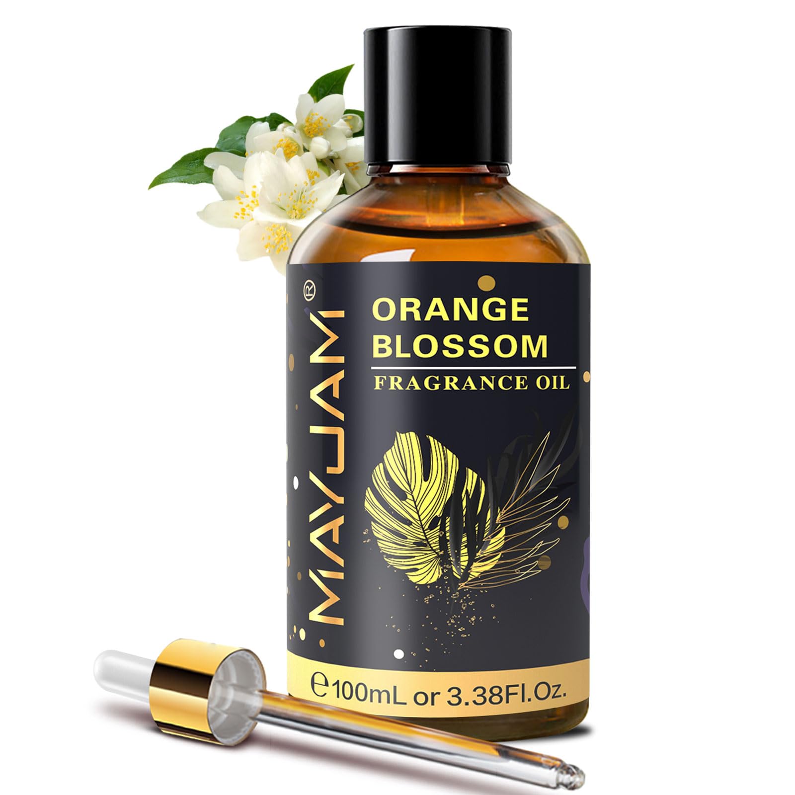 Detalle del envase de MAYJAM Aceite de Azahar 100ml, destacando su diseño y presentación.
