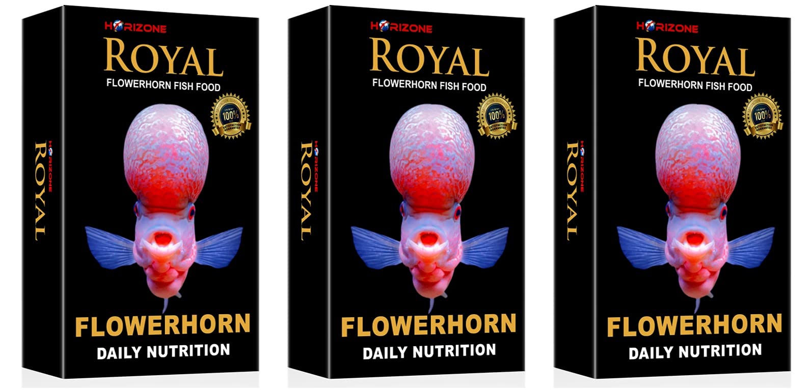 RichBay Royal Flower Horn Fish Food Economical Combo Set of 3, Brown, 100 grams (B09CMX1D9Y) Amazon Price History, Amazon Price Tracker