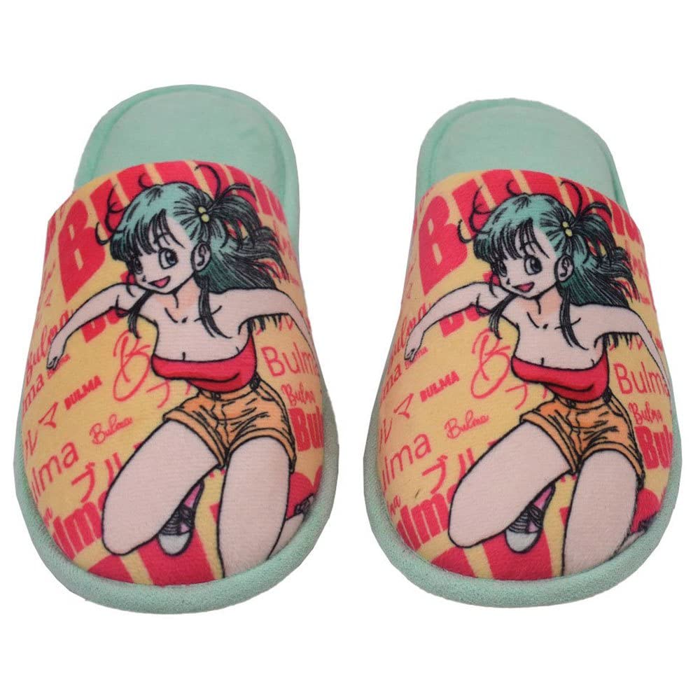 CYPBRANDS Dragon Ball Soft Open House Slippers Official Product Bulma, 8/9 UK