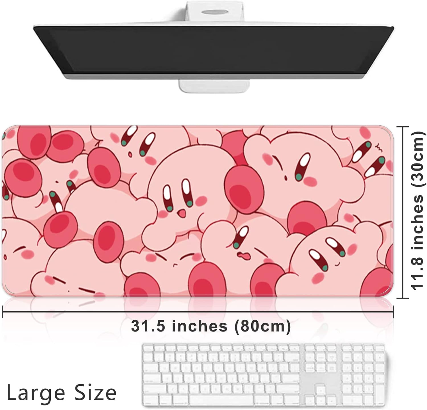 Cute Kawaii Mouse Pad XXLarge Size, Japanese Anime Mouse Pad, Kawaii Desk Mat, Kawaii Computer Accessories, Rubber Waterproof Mousepad for Girls Cute Kawaii Mouse Pad XXLarge Size, Japanese Anime Mouse Pad, Kawaii Desk Mat, Kawaii Computer Accessories, Rubber Waterproof Mousepad for Girls