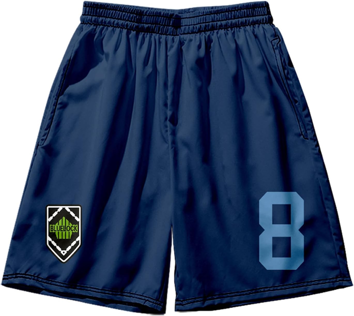 ISaikoy Anime Blue Lock 3D Printed Beach Shorts Swim Trunks Summer Boardshorts Jersey Short Pants