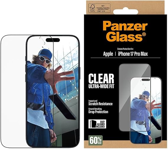 PanzerGlass UltraWide Fit Screen Protector iPhone 17 Pro Max
