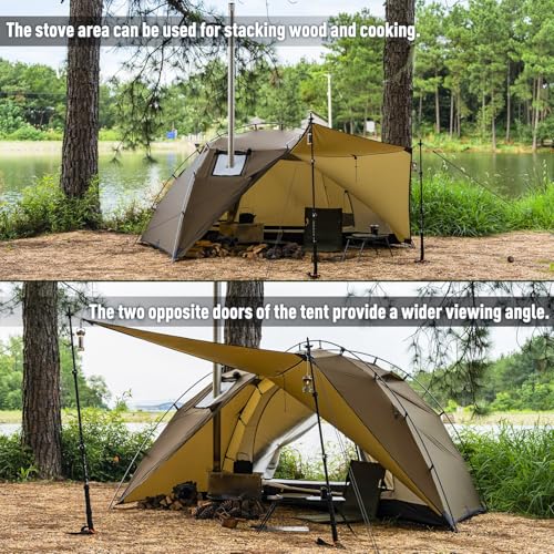 Carpa portátil POMOLY para camping y senderismo 1 persona miniatura 6