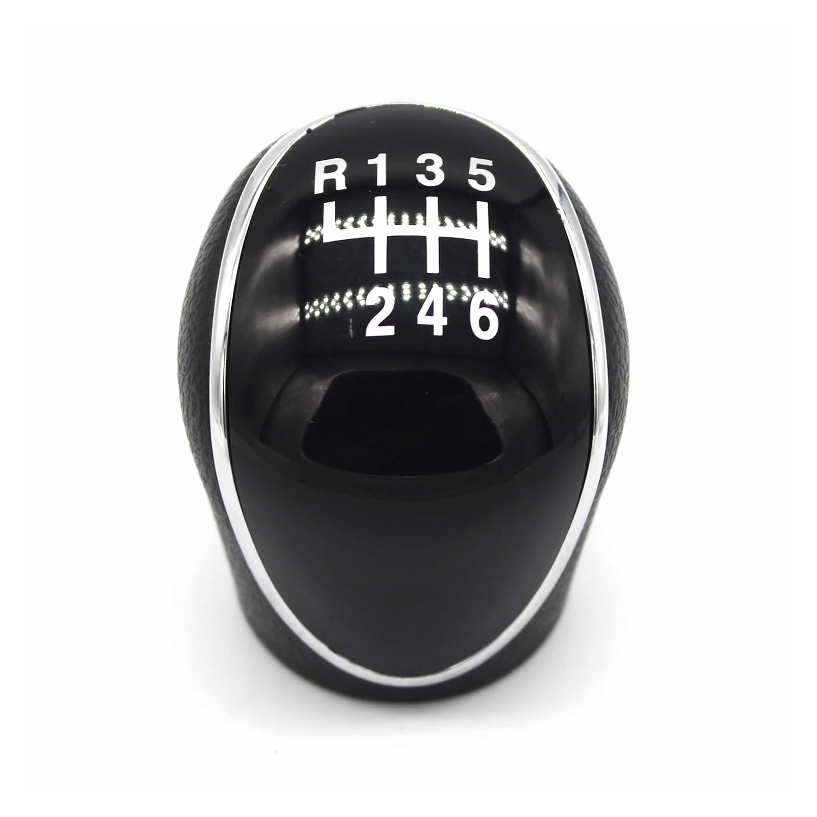 KUNYOS Shift Knob for Hyundai for IX35 Black/Silver Standard Fit