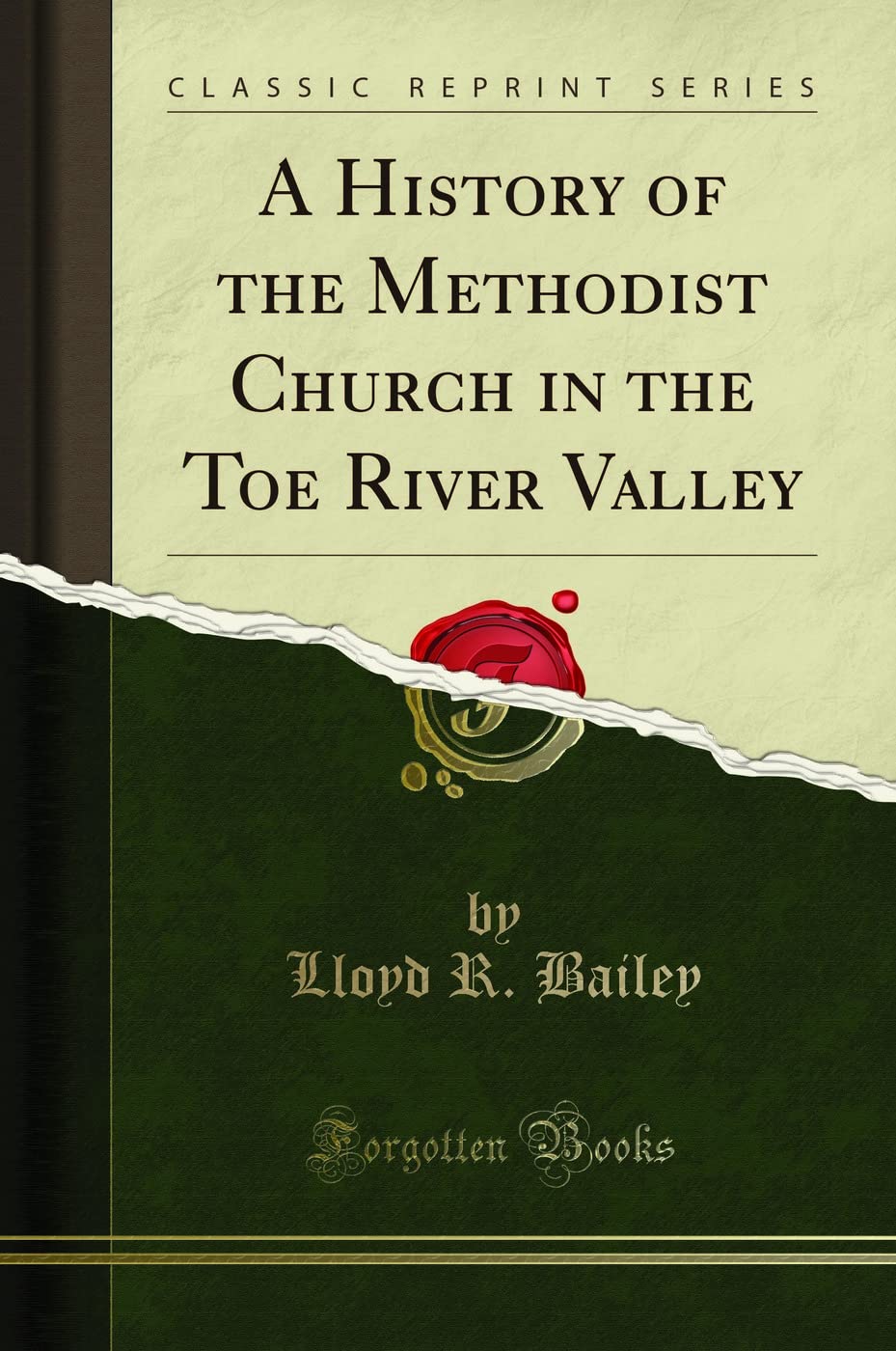 A History of the Methodist Church in the Toe River Valley (Classic Reprint)