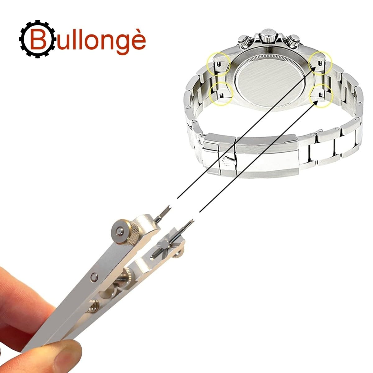 Federstegzange/Uhrenwerkzeug für Uhrenarmbänder der Marke RLX und TDR von BULLONGÈ
