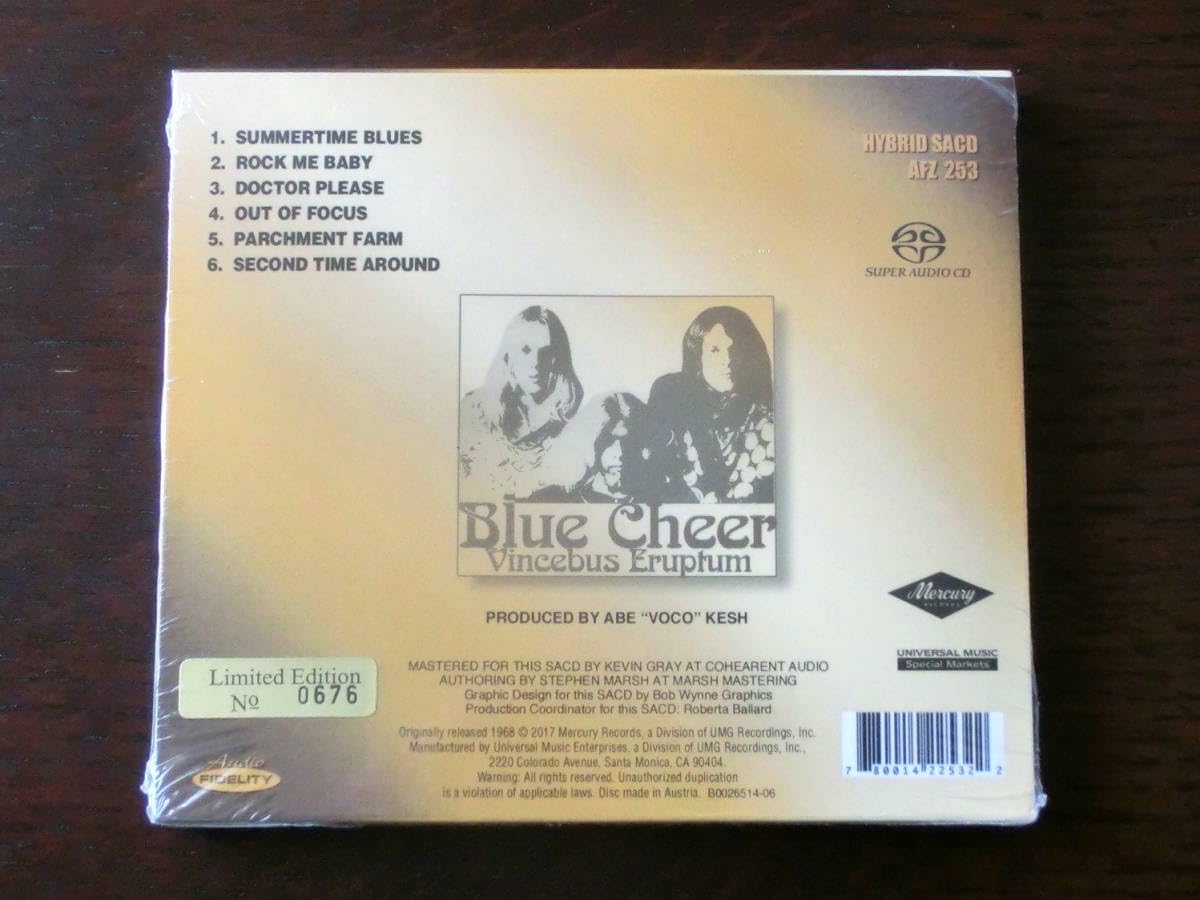 Amazon.co.jp: 【 Hybrid SACD】 ブルー・チアー／Vincebus Eruptum 