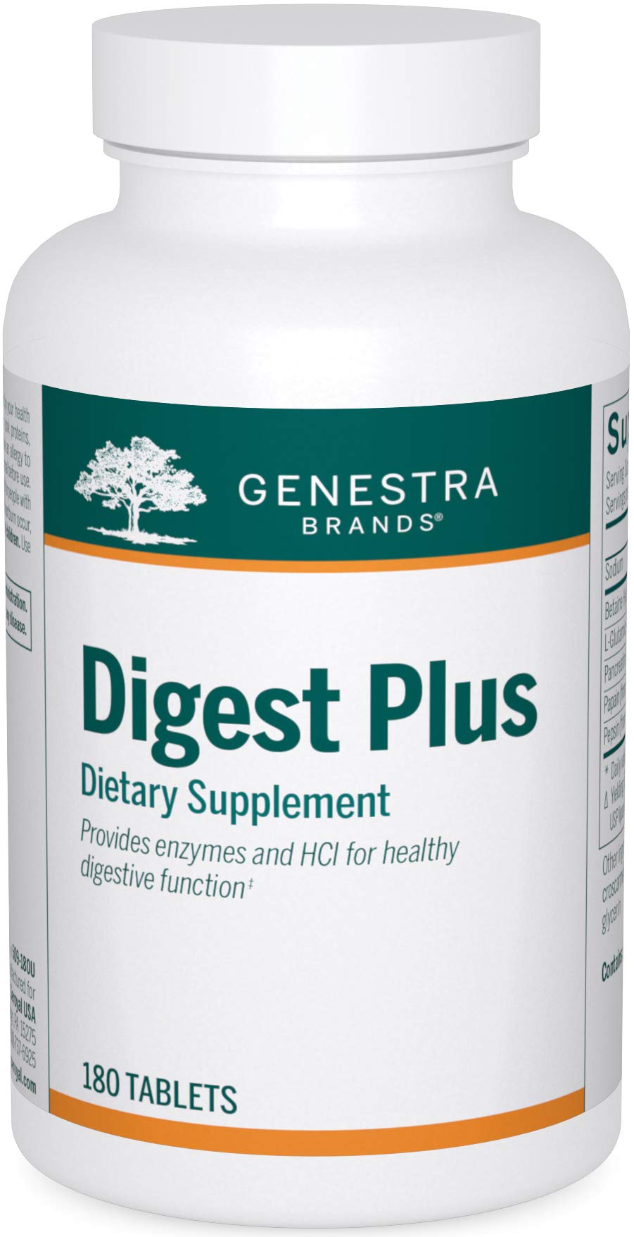 Genestra Brands Digest Plus | Digestive Enzymes Formula | 180 Tablets