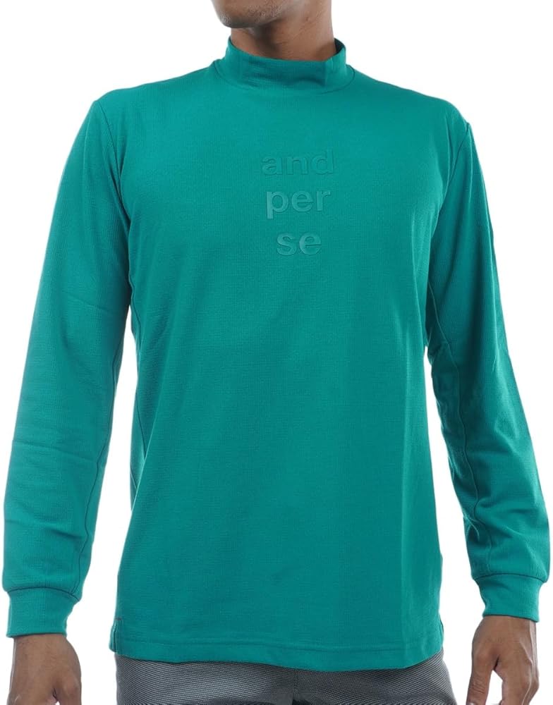 Amazon | [アンパスィ] ゴルフウェア 長袖シャツ メンズ ポップコーン