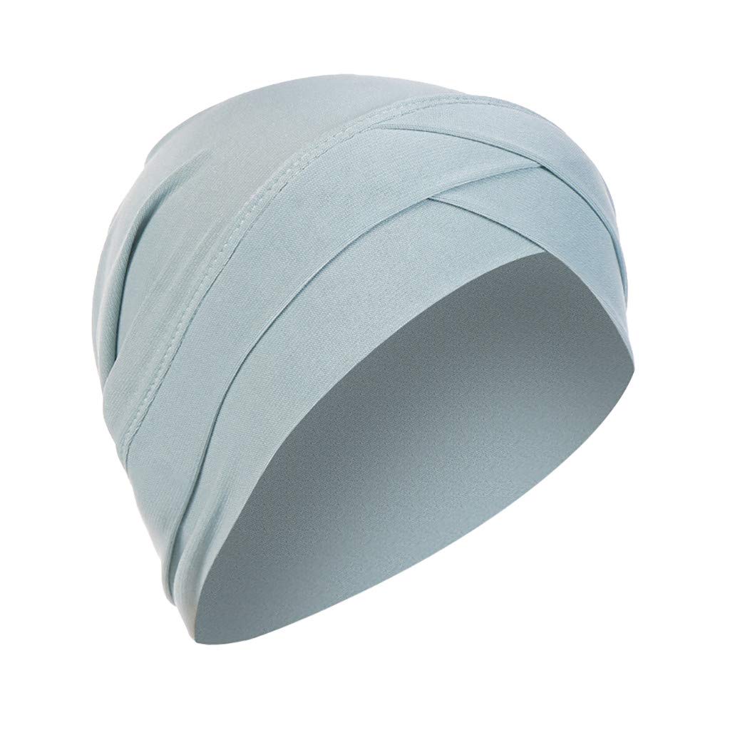 Women Wrap Turban Hat Turban Muslim Scarf Women Solid Cap Ruffle Wrap Baseball Caps Baseball Apparel
