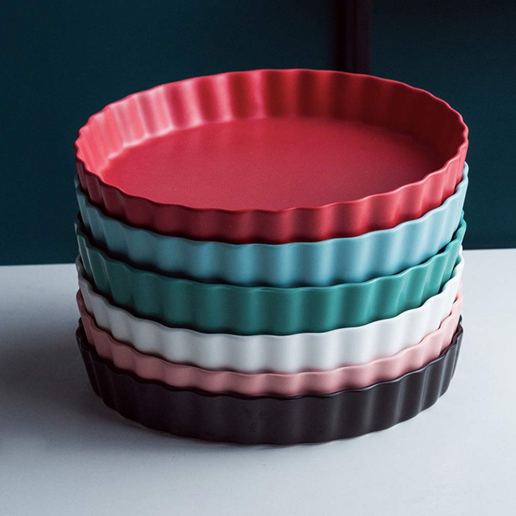 Okrągły talerz ceramiczny na śniadanie, talerz do Sushi, włoski talerz na makaron, zastawa stołowa do domu, restauracji, na imprezy, miski na płatki i makaron