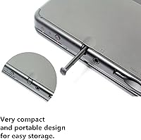 Vista 3 de XHBTS 3 piezas de plástico de repuesto para pantalla táctil, compatible con Nintendo New 3DS XL, 3DS LL (blanco)