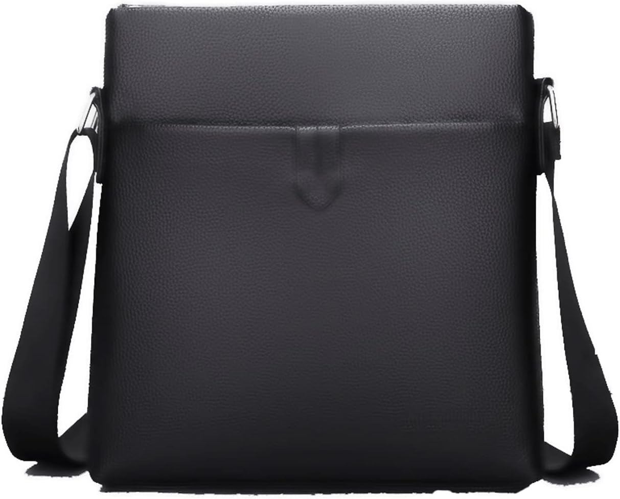 ISCHWA Sling Backpack Fashion Luxury Business Men's Handbag Shoulder Bag PU Leather Crossbody Bag Men Stylish Leisure Design Male Handbag Messenger