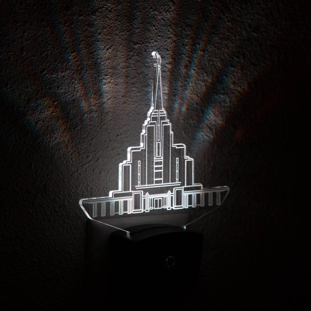 Rexburg Temple LDS Night Light for Latter-Day Saint Children Gift