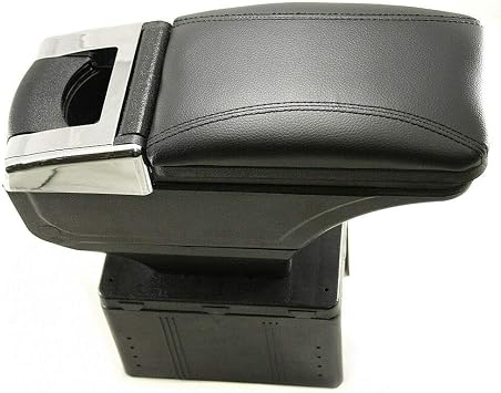 Autohobby AC485 Central Armrest Armrest Universal Console Centre Console Faux Leather Storage Box Black A B C G H J CC 3 4 5 6 7