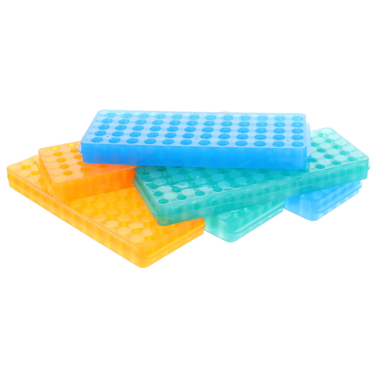 GALPADA 6pezzi Portaprovette per Campioni da Microcentrifuga Organizer per Fiale da Supporto per Provette Sicuro e Resistente