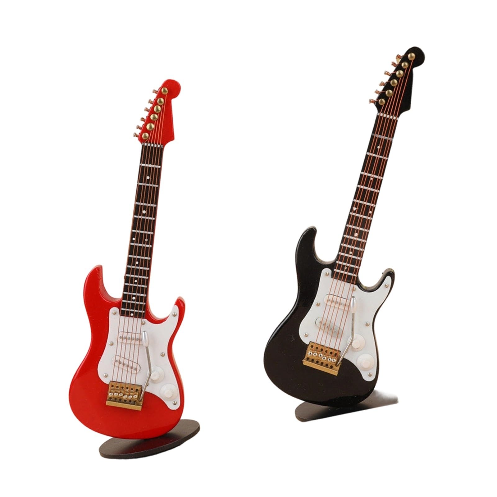 ZXFJYUIP Musical Instrument Figurines Piano Models Folk Guitars Saxophones French Horns Drum Set(2)