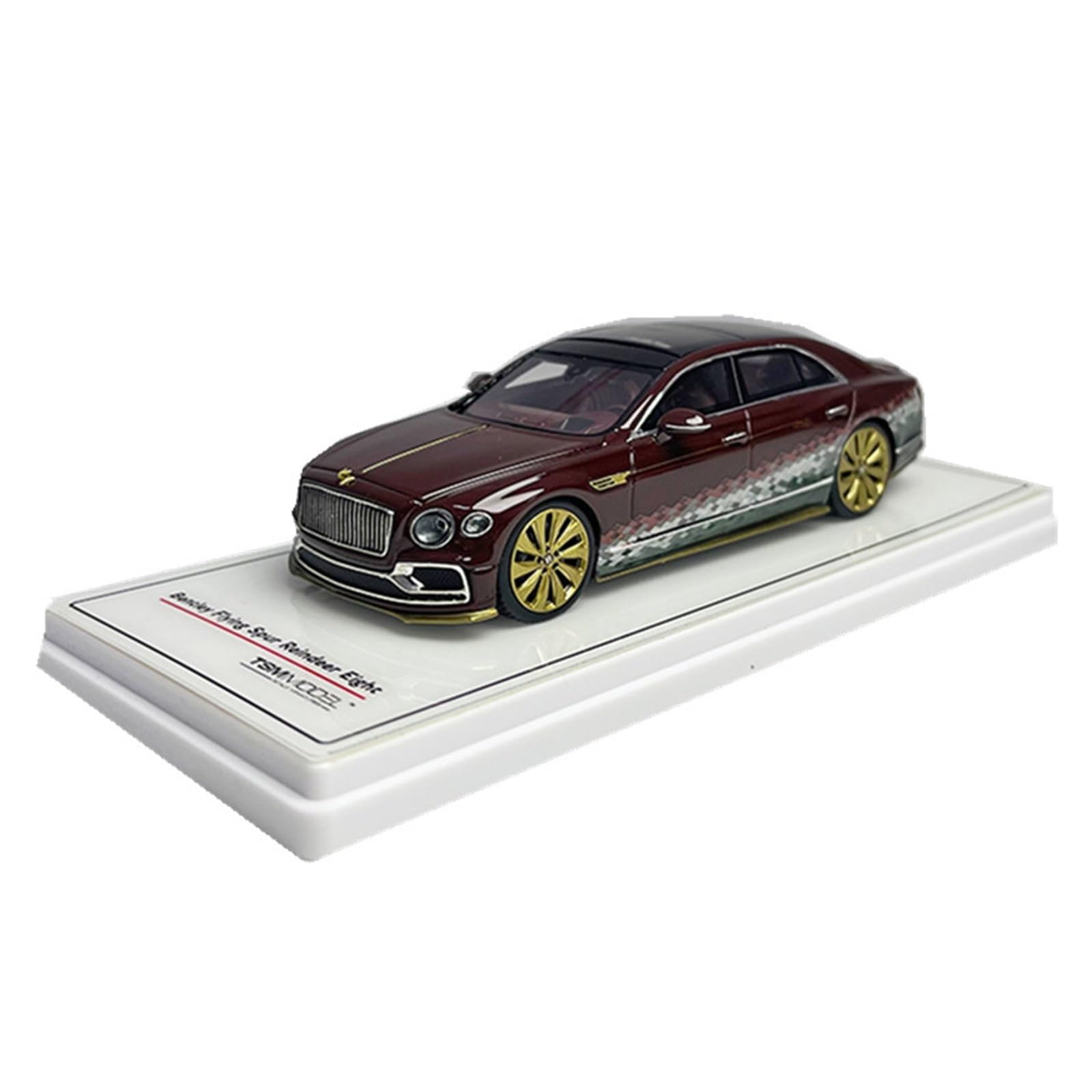 Metallo Scala Replica 1 43 Per Bentley Flying Spur Christmas Special Edition Modello Di Auto In Lega Collezione Veicoli Per Adulti Hobby Veicoli Giochi Set