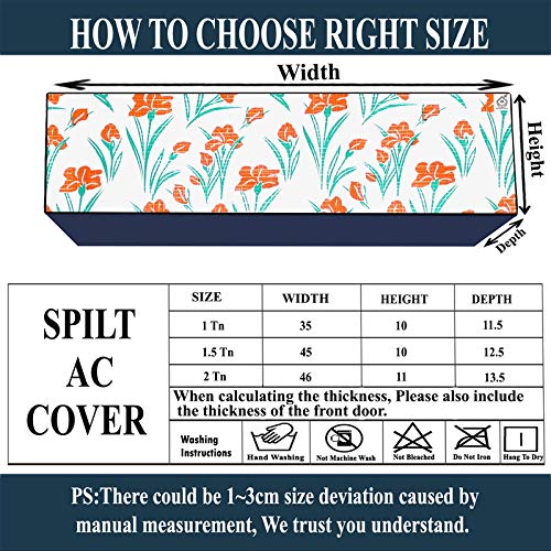 Image of Polycarbonate Water & Dustproof Split Ac Cover for Voltas 1.5 Ton 5 Star Classic 185vh Crown Aw Inverter, Blue (Color14)