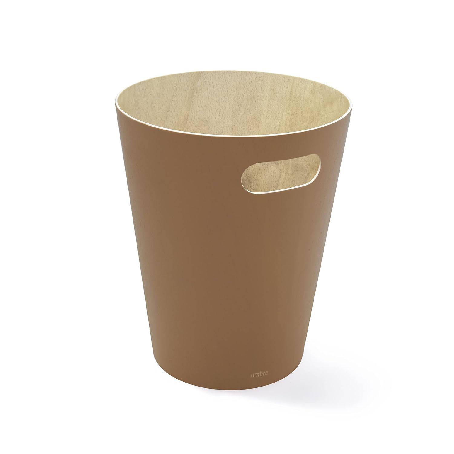 Umbra Woodrow Trash Can 2-Gallon (7.5 L) Capacity, Sierra