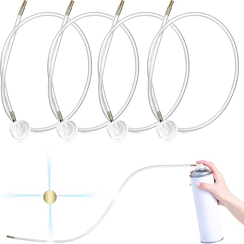 Kittmip Manguera de extensiĂłn de boquilla de punta de pulverizaciĂłn de 360 grados de 0.177 in, para latas de aerosol de 19.69 pulgadas19.7 in, apta Kittmip Manguera de extensiĂłn de boquilla de punta de pulverizaciĂłn de 360 grados de 0.177 in, para latas de aerosol de 19.69 pulgadas19.7 in, apta