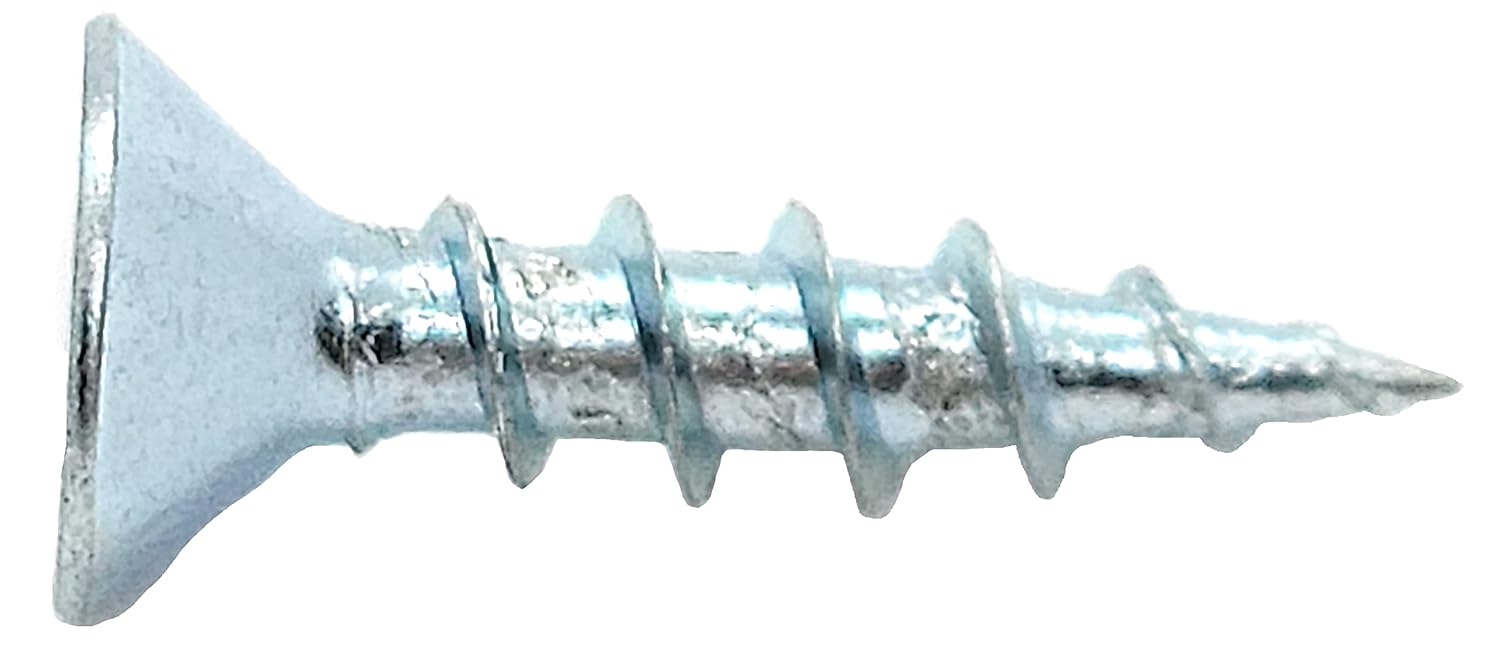 MPJ Flat Head Phillips Deep Thread Wood Screws (50, 8x3/4 FH Nickel)
