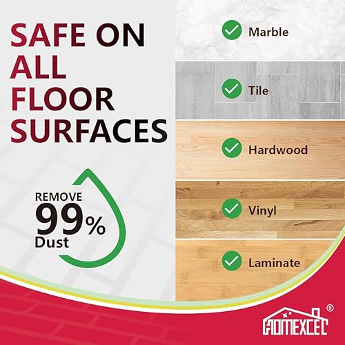 Miniatura 6 de HOMEXCEL Cabezales de repuesto para trapeador compatibles con O-Cedar EasyWring Spin Mops, paquete de 6 repuestos de cabezal giratorio de microfibra