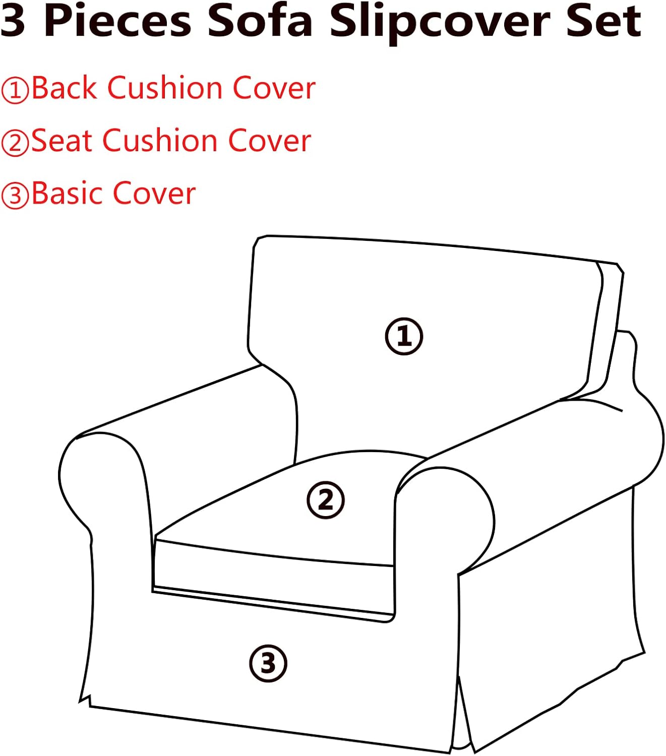 Custom Made Ektorp Armchair Velvet Replacement Cover Fits IKEA Ektorp Chair,Ektorp Armchair Cover,Only Cover(Don't Fit Uppland Armchair) (Rose Red)