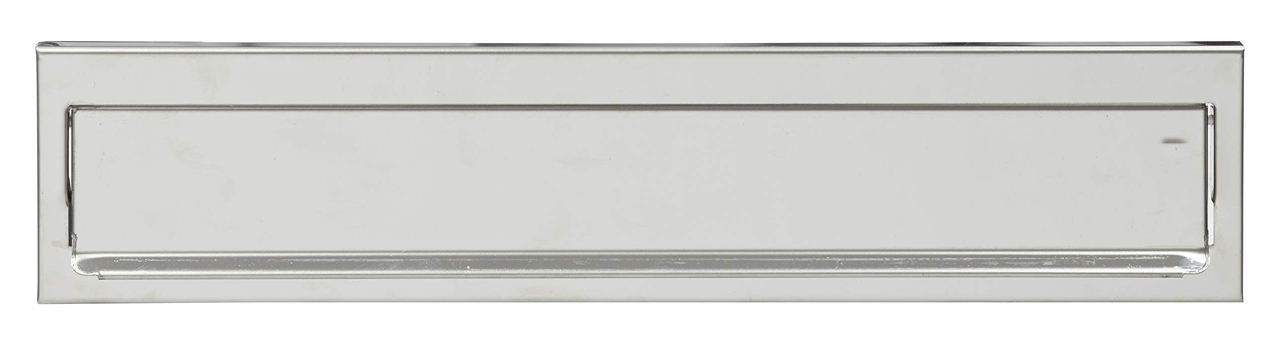 ARREGUI C611 Entrée de boîte aux lettres en acier inoxydable pour porte, mur et portail, Bouche d'entrée boite aux lettres extérieure de 32,5 x 3cm Anticorrosion, Installation facile 34,6x7,5cm Inox