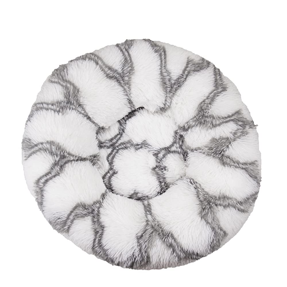 Lit apaisant pour chien et chat moelleux en fausse fourrure 71,1 cm