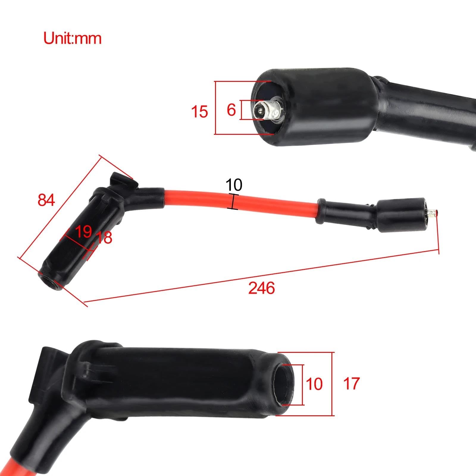 Bobina Encendido Coche Módulo Encendido Cables De Bujía De Encendido Cables De Encendido para GMC para Yukon para Sierra para Cadillac V8