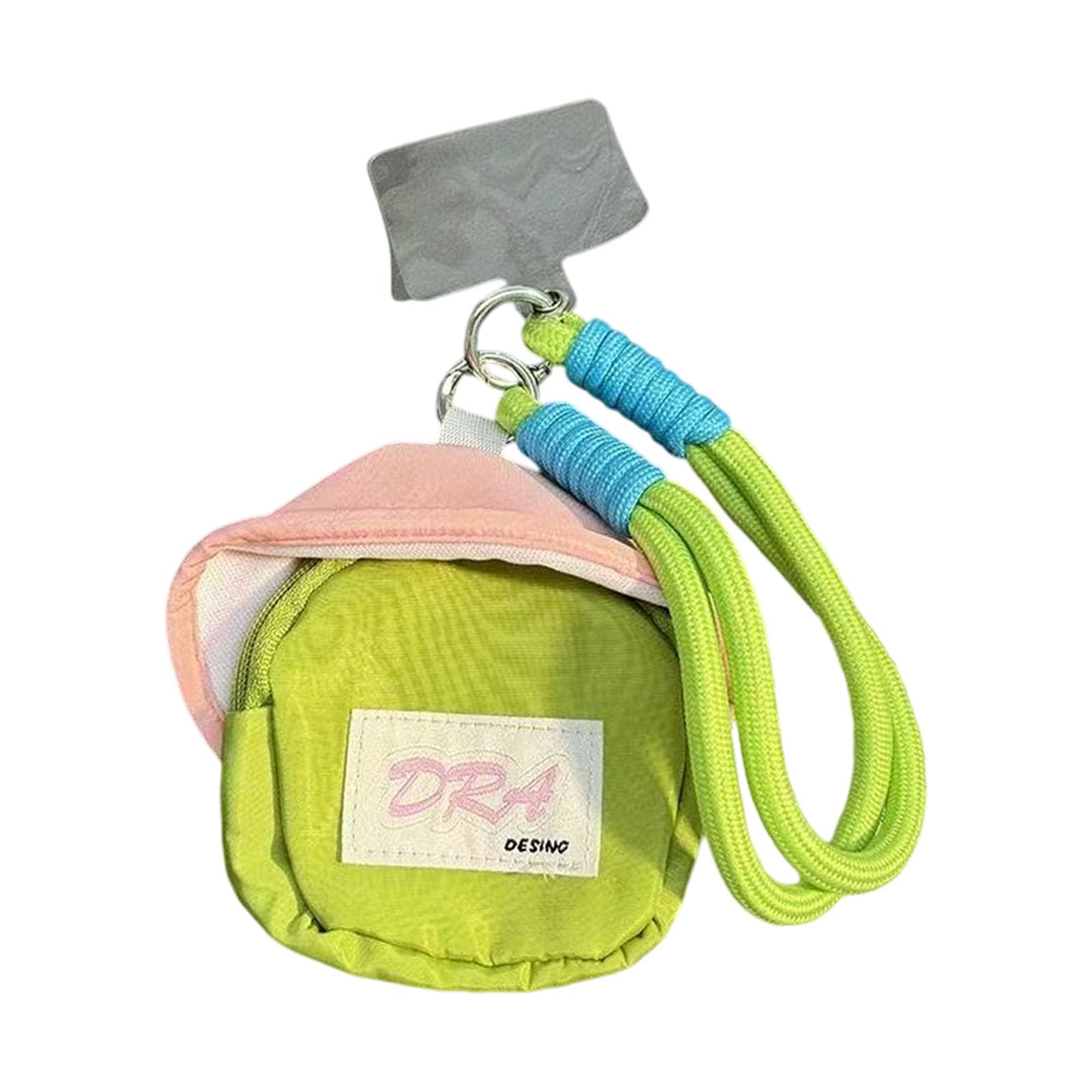 Jazuaiao Stylish Unisex Miniature Backpack for Travelers Coolorful Miniature Coin Purse Storage Solution with Detachable Rope Dopamines Travel Coin Holder