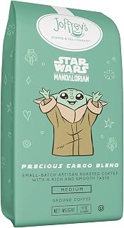 Joffrey's Coffee - Star Wars The Mandalorian - Precious Cargo Blend, Star Wars Licensed Coffee Collection, Artisan Medium Roast, Rich & Smooth Taste, Brew or French Press (Ground, 11oz)
