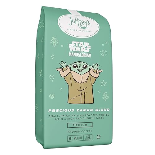 Joffrey's Coffee - Star Wars The Mandalorian - Precious Cargo Blend, colección de café con licencia de Star Wars, tostado medio artesanal, sabor
