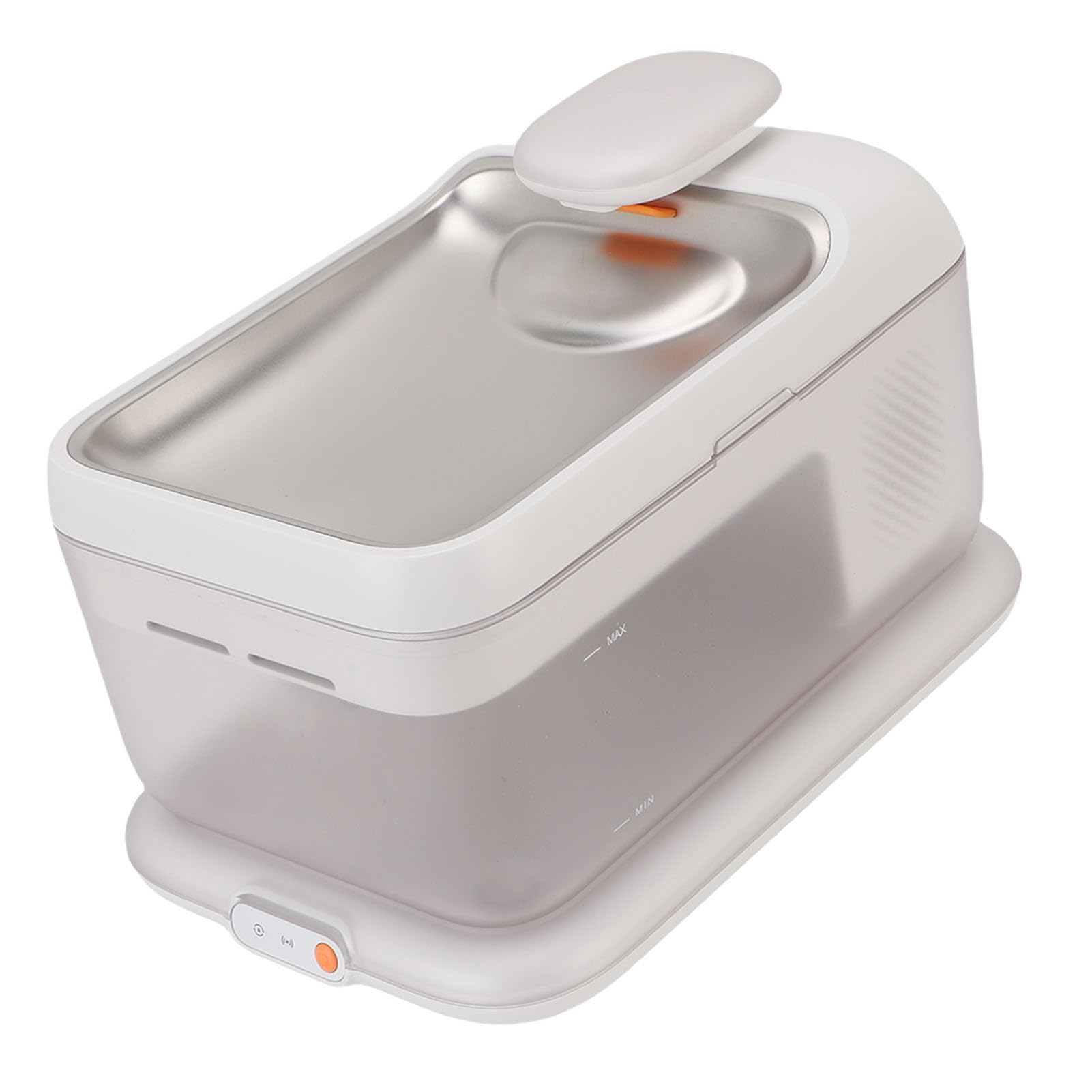 Fuente de Agua para Gatos de Acero Inoxidable de 4,5 L de Gran Capacidad, Dispensador de Agua Inteligente Inalámbrico para Mascotas con Bomba Silenciosa, Alimentador Circulante de Cuenco de