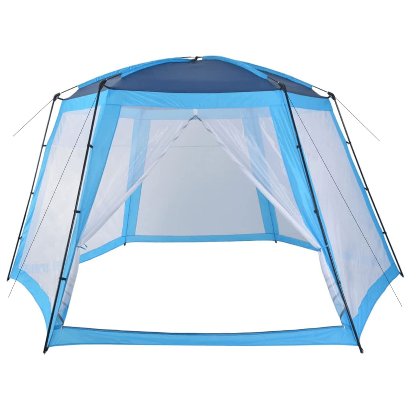 Poolzelt, Pool überdachung, Pool Zelt, Pooldach, Poolpavillion, Zelt Für Pool, Pool Dach, Pool Abdeckungen, Stoff 500x433x250 cm Blau