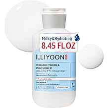 Illiyoon Ceramide ATO Moisturizing Milky Toner | Lightweight Milky Essence, 2-in-1 Hydrating Facial Toner for Dry &amp; Sensitive Skin, Barrier Repair, Fragrance-Free, Korean Skincare, 8.45 fl.oz.