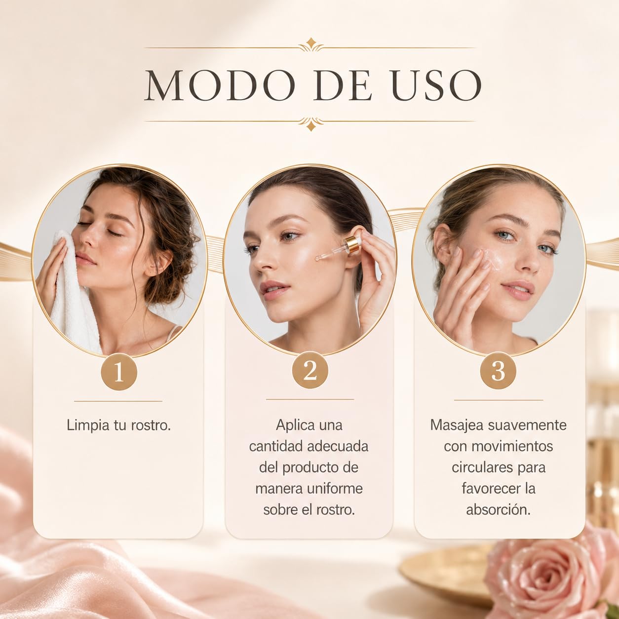 Infinite Love - Suero Facial Para Mujeres Maduras, Hidratación Duradera, Luminosidad Natural y Cuidado Antiedad Para Una Piel De Aspecto Más Suave (2 PCS)