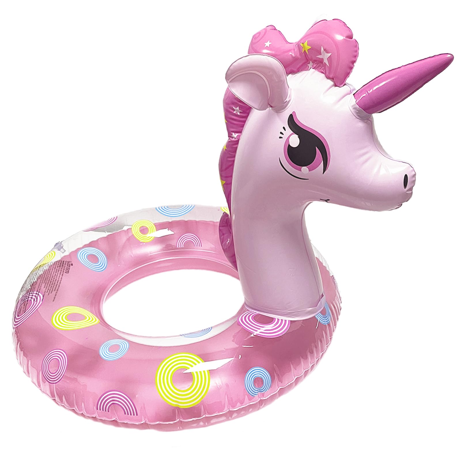 Anillo de Natación Unicornio, Yanghad Anillo de Natación Inflable, Asient, Flotador Rueda Coche, Verano, Playa, Fiesta de Natación (Rosa)