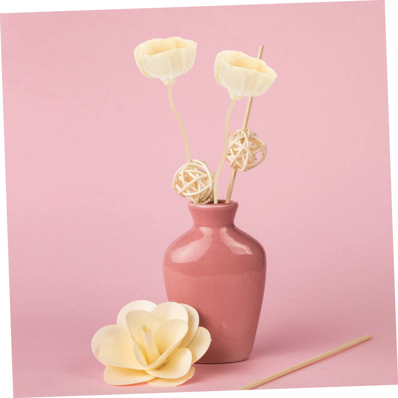 Didiseaon 3 Set Bastoncini Di Fiori Di Rattan Per Aromaterapia Diffusore Essenziale Ricarica Per Diffusore Per Interni Diffusori Per Aromaterapia Ricariche Di Oli Essenziali 10 pezzi*3