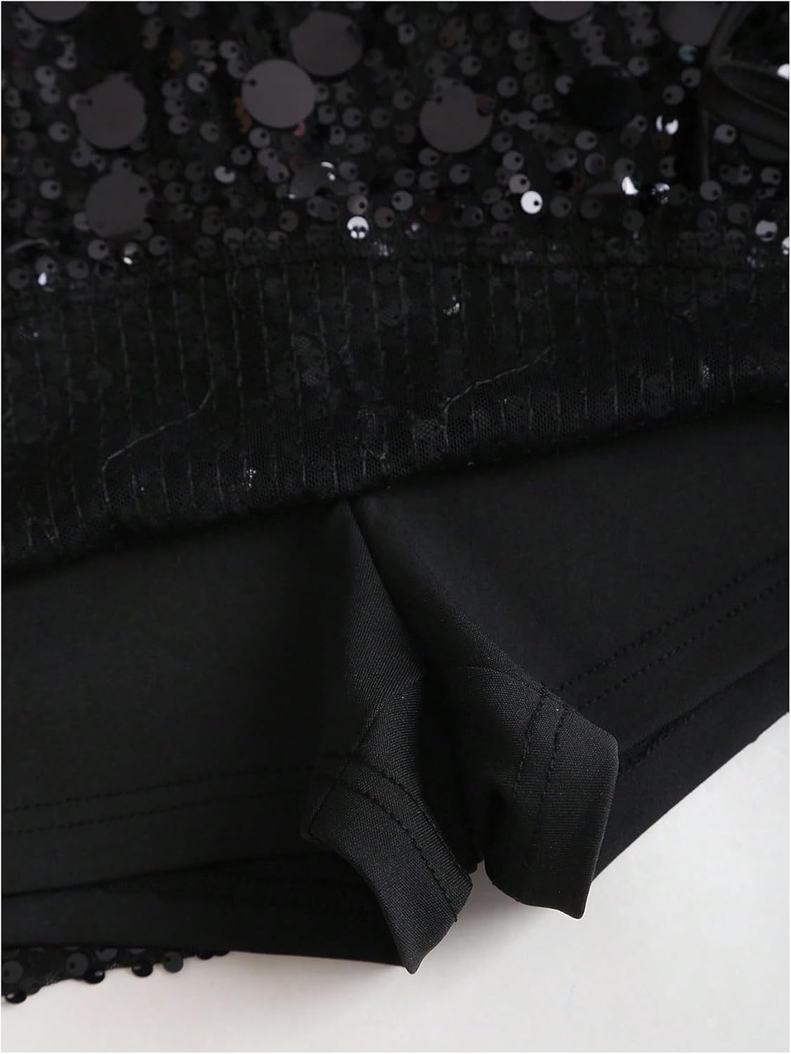 SweatyRocks Women's Sequin Mini Skirts Sparkle Bow Bodycon Skirt Club Festival Party - Image 3