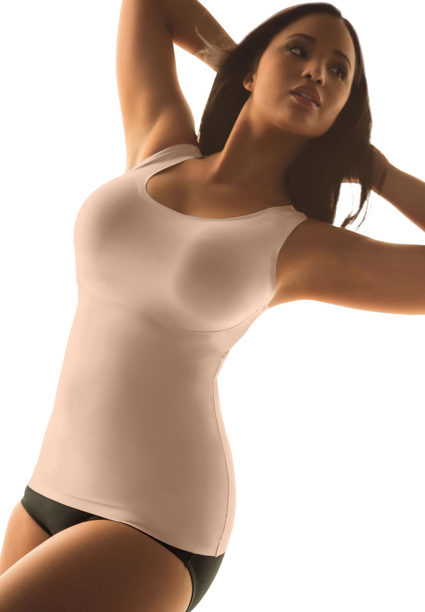 Secret SolutionsWomen's Plus Size Invisible Shaper Light Control Camisole