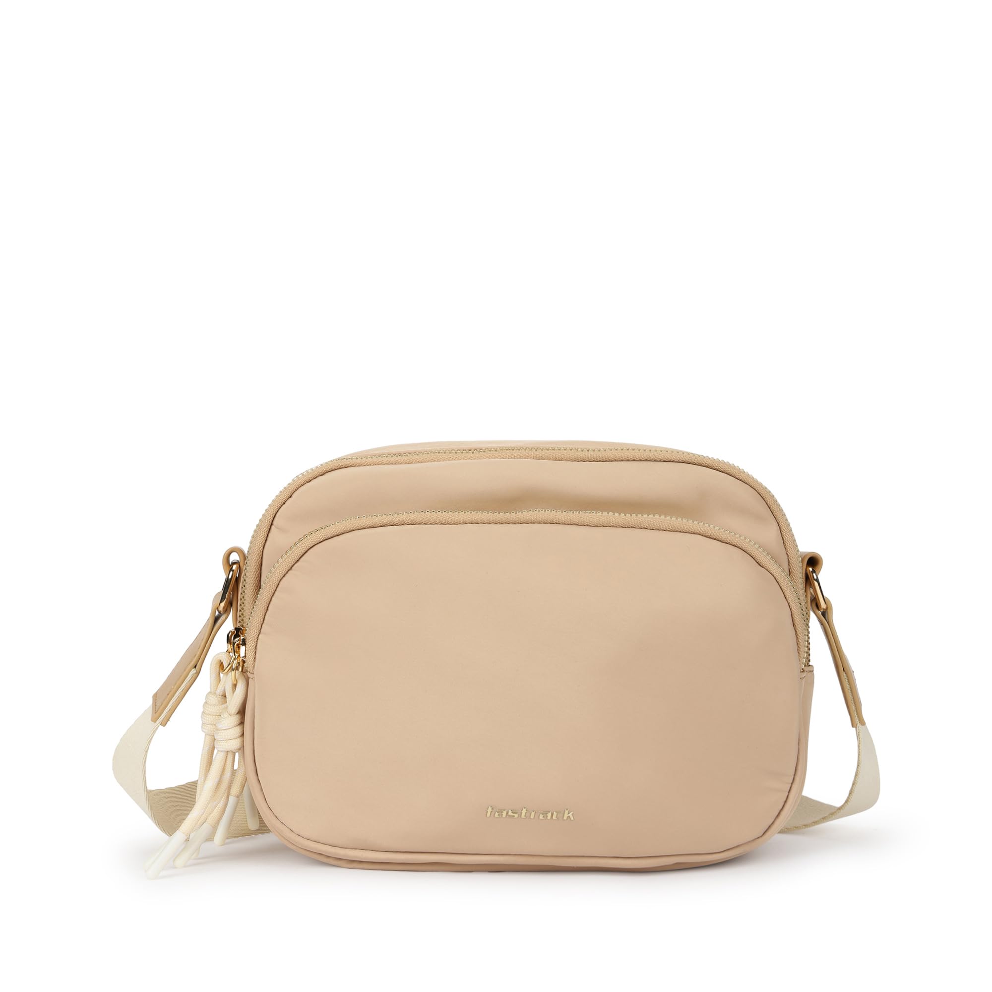 Cloud Carry Sling | Lightweight Nylon Sling Bag for Women | Dual Compartments, Organiser Pockets & Adjustable Webbing Strap-image-27